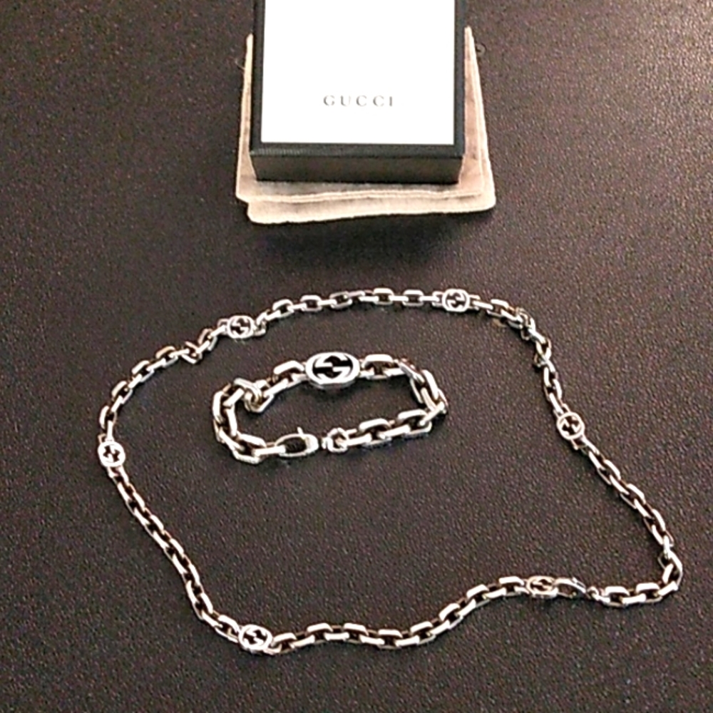 Gucci Necklace and Bracelet